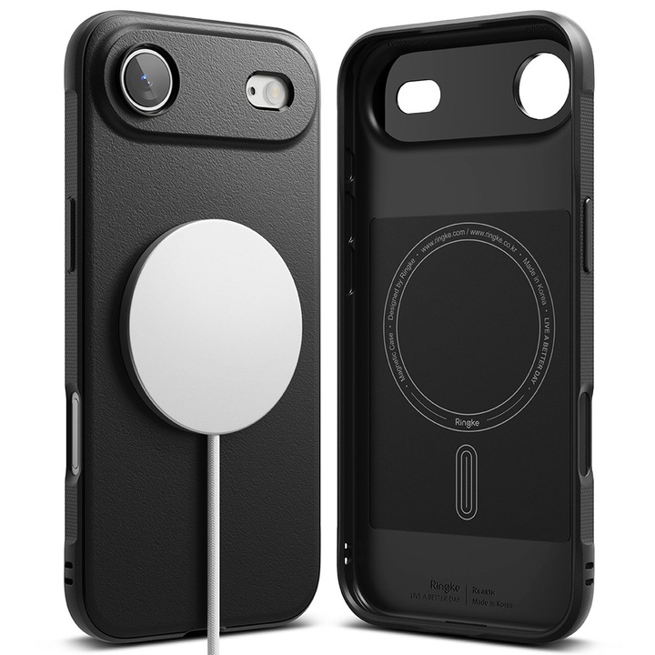 Husa pentru Apple iPhone 17 Air, din TPU, Ringke, Culoare Negru