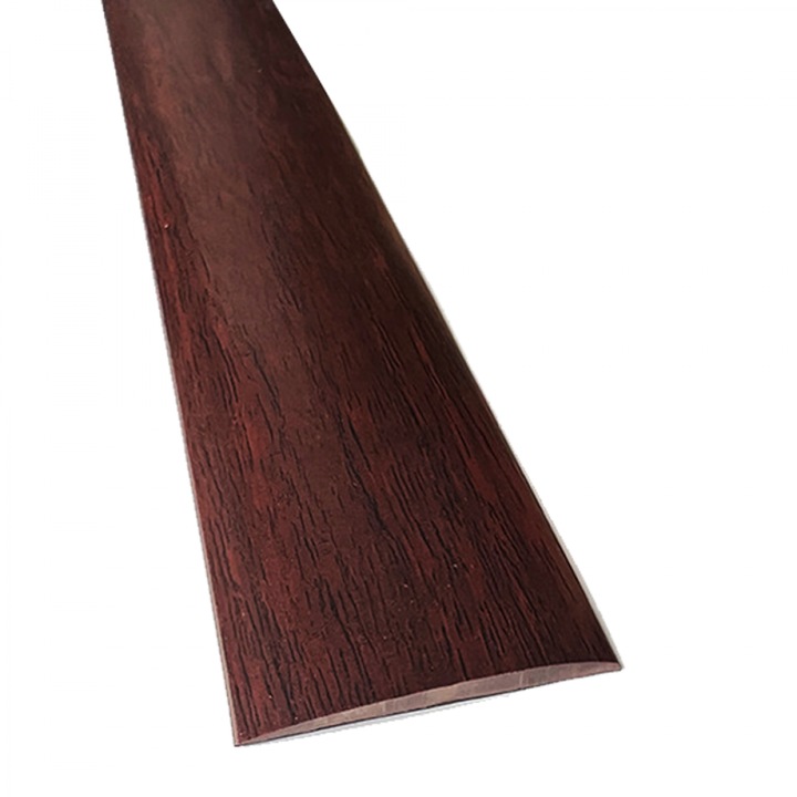 Profil de tranzitie autocolant pentru podea, 1m, 4cm latime, PVC, maro