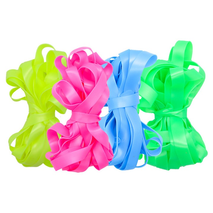 Corzi sarituri HERUSI set 4 buc multicolor 7m elastic