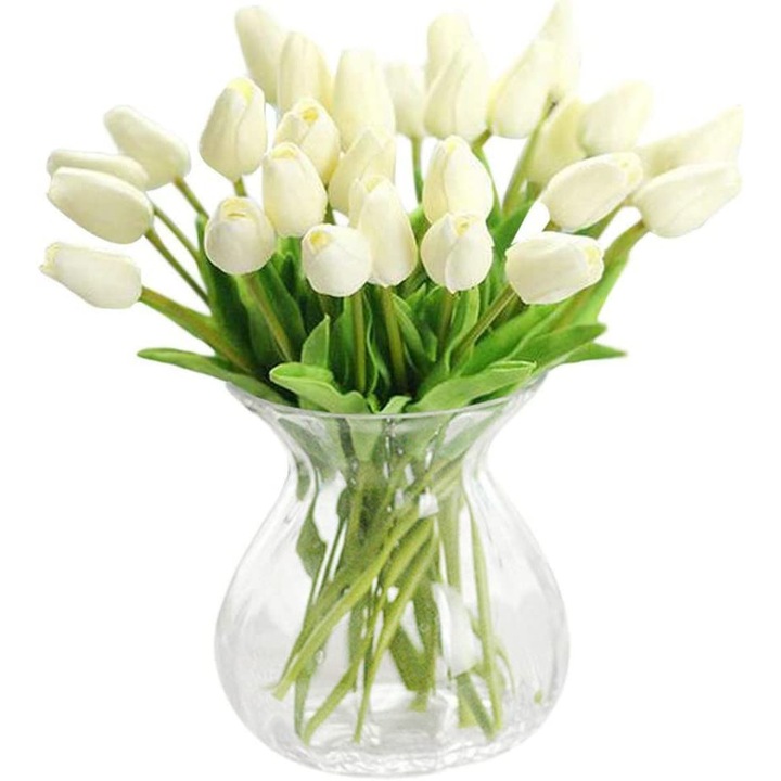 Flori artificiale HERUSI set 12 bucati galben 32x2.7cm