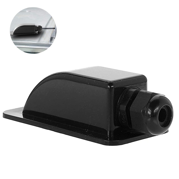 Cutie conexiuni HERUSI ABS negru alb 10.7x7.1x4.4cm