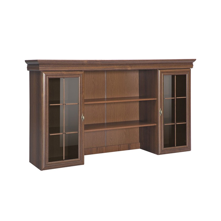 Vitrina Kora KN5 Samoa King, 168.1 x 39.5 x 96.2 cm, culoare Nuc