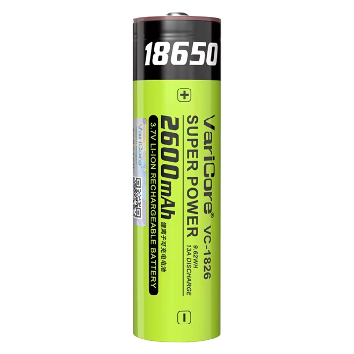 Батерия VariCore 18650 Li-ion 2600mAh 3.7V
