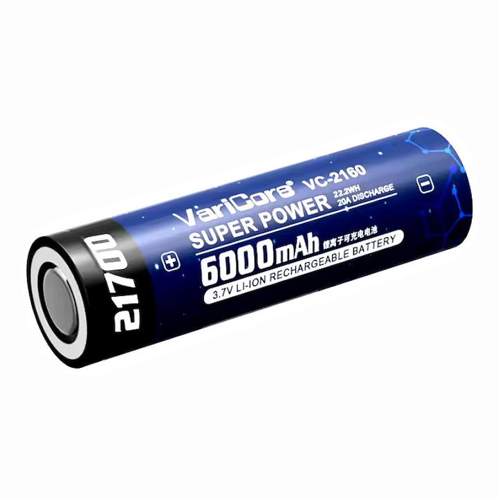 Baterie VariCore 21700 Li-ion 6000mAh, 3.7V
