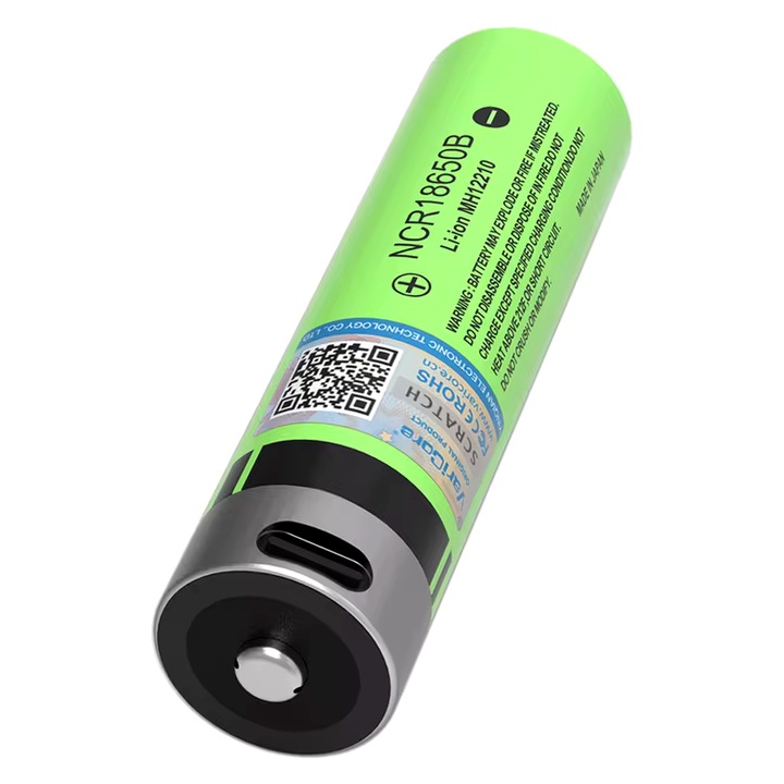 Acumulator VariCore 18650 3400mAh cu port USB Type-C, 3.7V