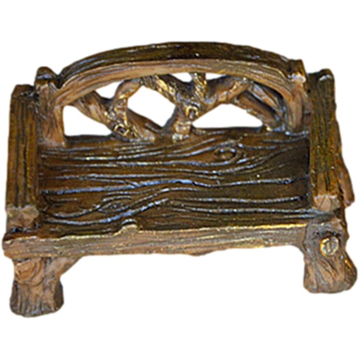 Мини пейка, HERUSI, смола, винтидж, кафяв, 5x2x2см