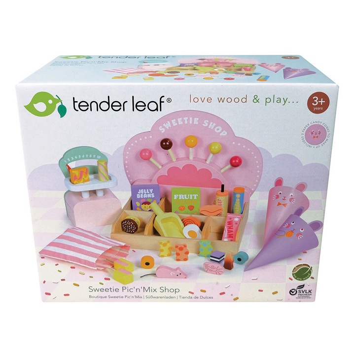 Set de joaca din lemn Tender Leaf Toys - Sweetie Pic'N'Mix Shop