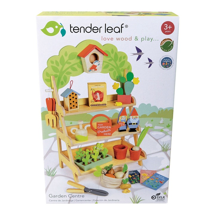 Set de joaca din lemn Tender Leaf Toys - Garden Center