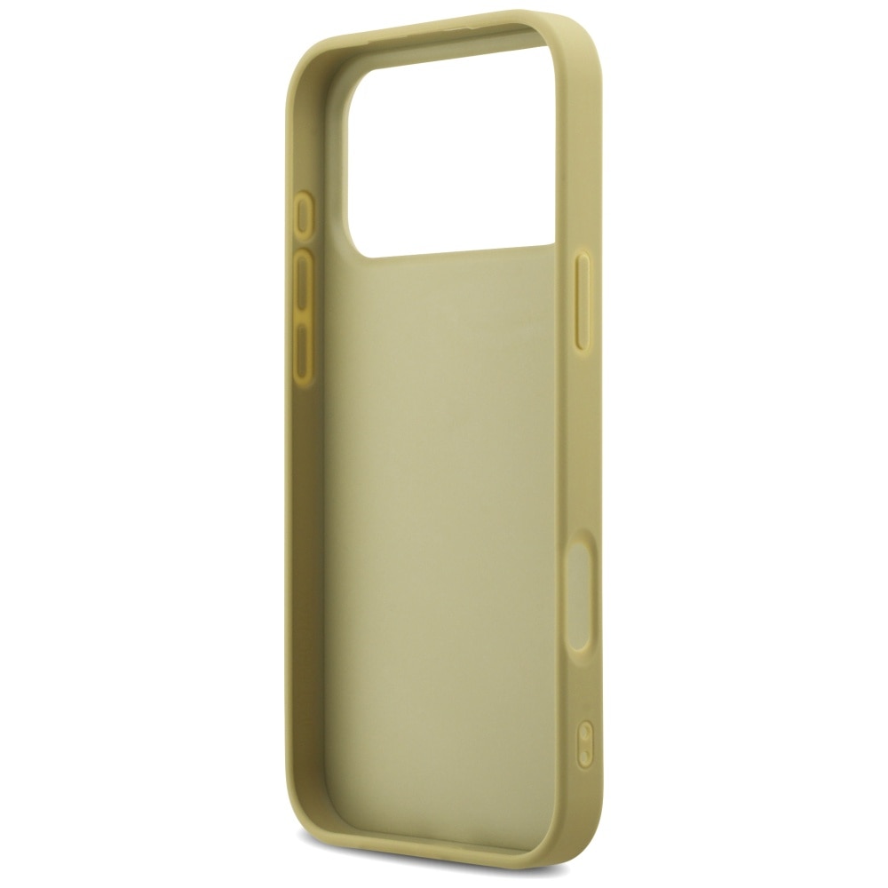 Carcasa Guess Fixed Glitter Big 4G compatibila cu iPhone 17 Pro Max, Gold
