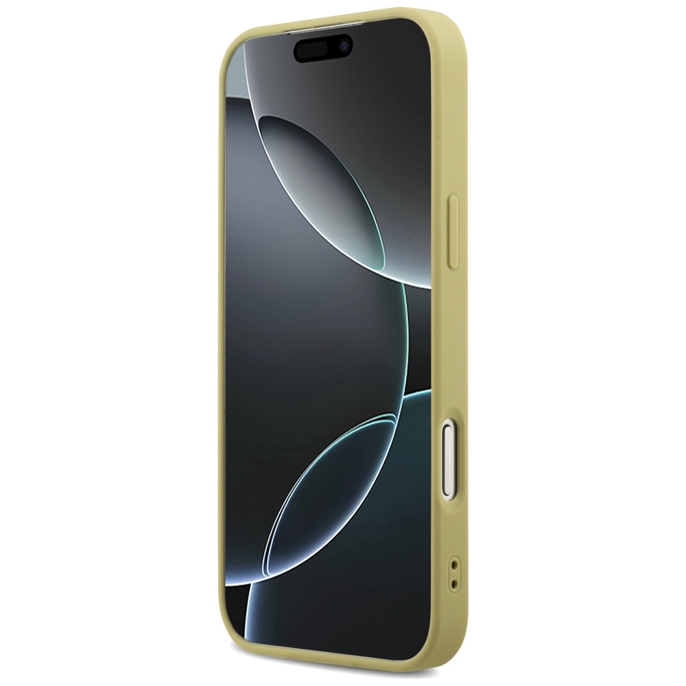 Carcasa Guess Fixed Glitter Big 4G compatibila cu iPhone 17 Pro Max, Gold