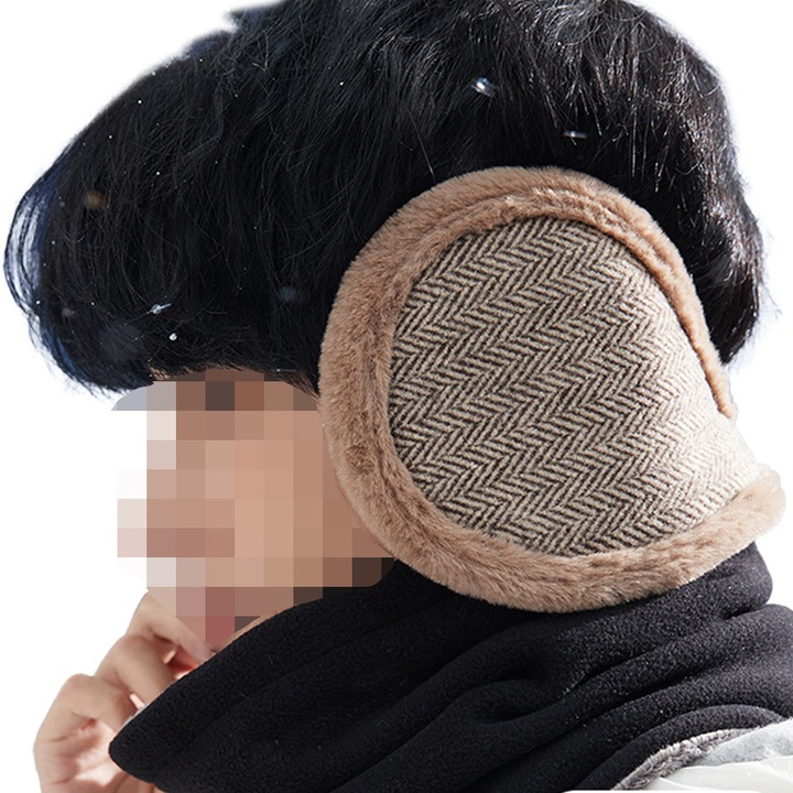 Téli fülmelegítő, bézs