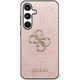 Husa Guess Big 4G Classic Logo, roz, pentru Samsung Galaxy S25 FE, material ecologic, rezistent la socuri