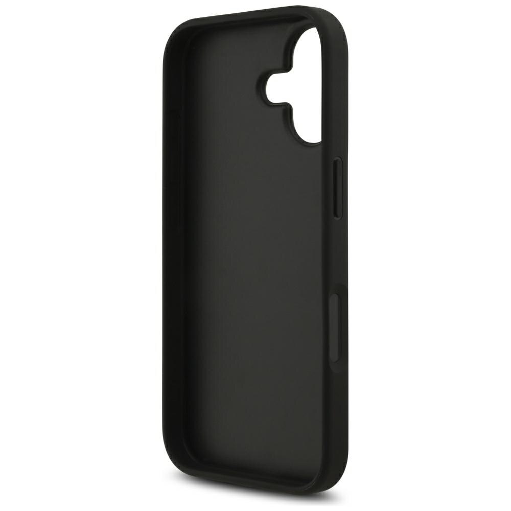 Husa telefon Guess, Etui Grained Big 4G & Classic Logo, negru, pentru iPhone 17