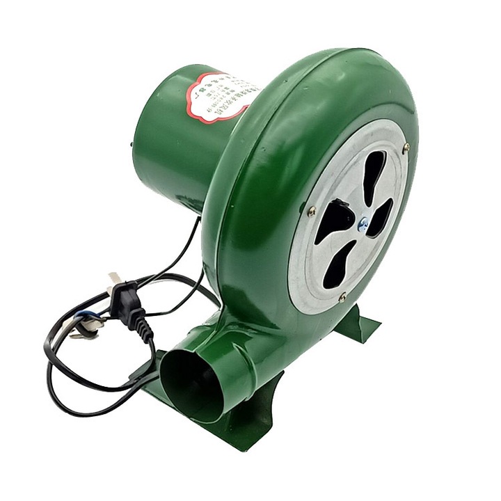 Suflanta de aer electrica pentru gratar, 30W, pentru aprindere carbuni, verde