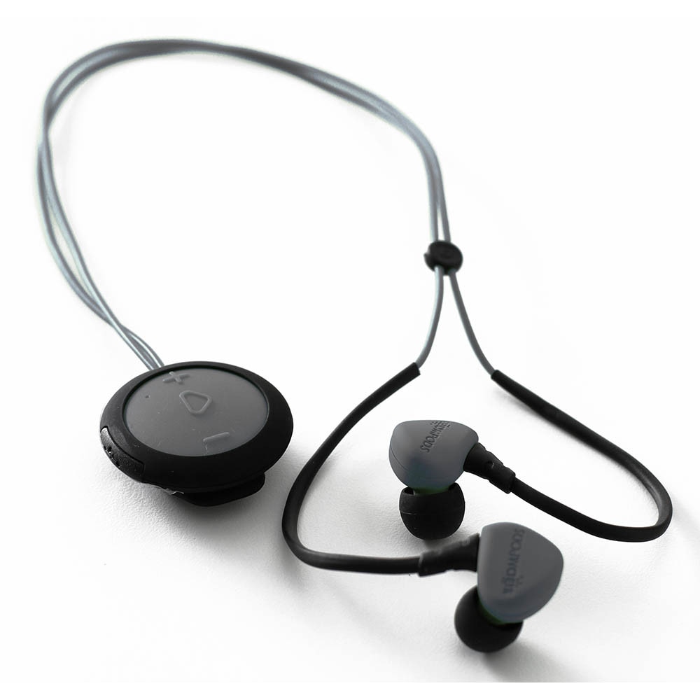 Casti Boompods Sportpods Race Wired, bluetooth, Gri