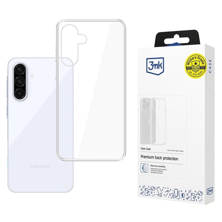 Husa pentru Samsung Galaxy Z Fold7, din silicon, 3mk Clear Case, Transparent