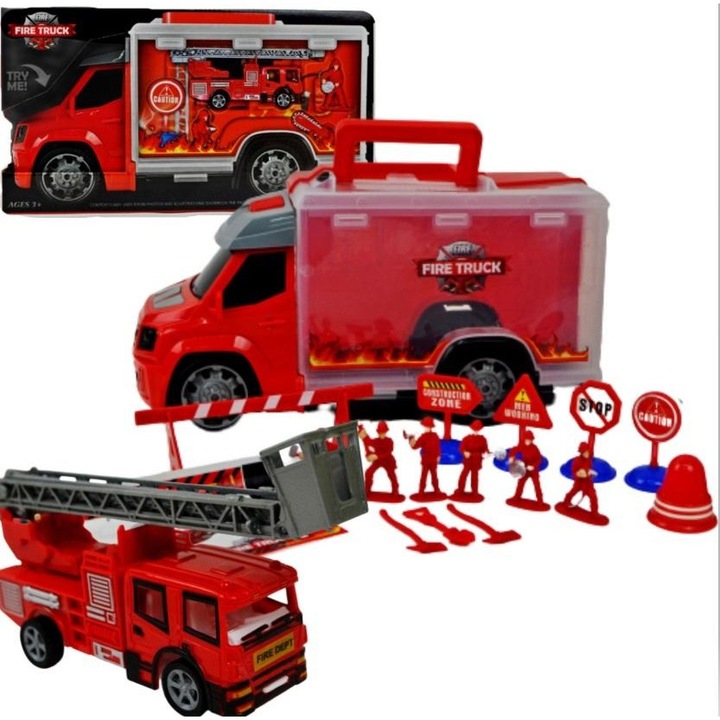 Masinuta pompieri, MAKSIK, 34x18x13 cm
