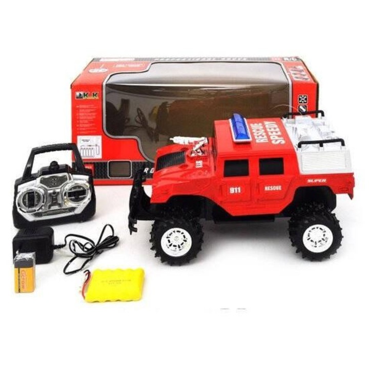 Masinuta R/C, MAKSIK, 45x20x20cm, cu telecomanda, alimentare 6V