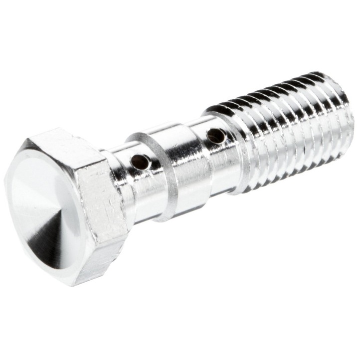 Хидравличен болт TRW LUCAS M10x1,25, двоен, цвят стомана (хром)