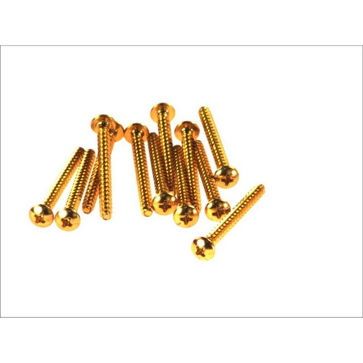 Set suruburi carenaj M5x50, VICMA, 12 bucati, culoare aurie