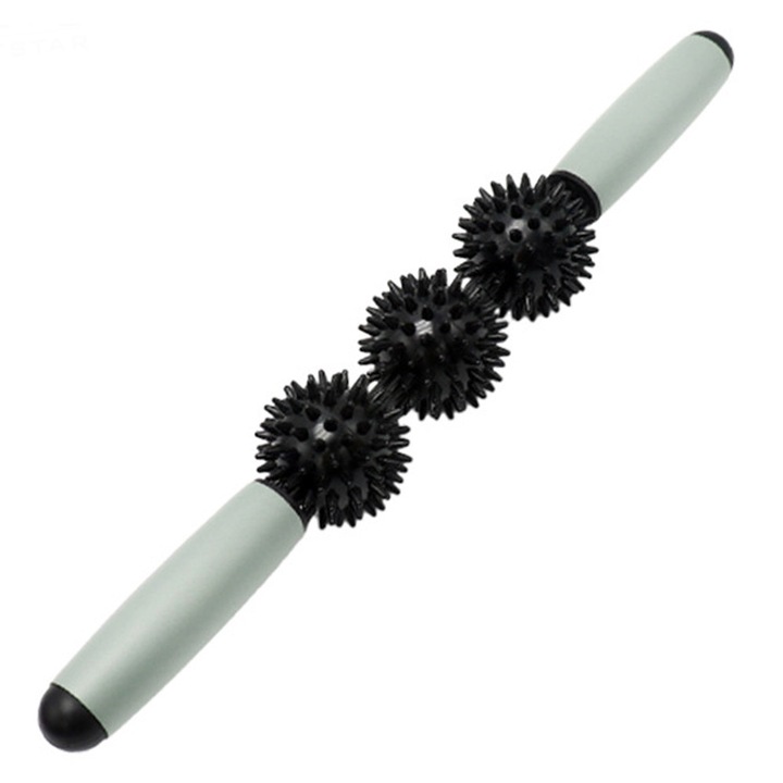 Baston masaj muscular negru 45cm