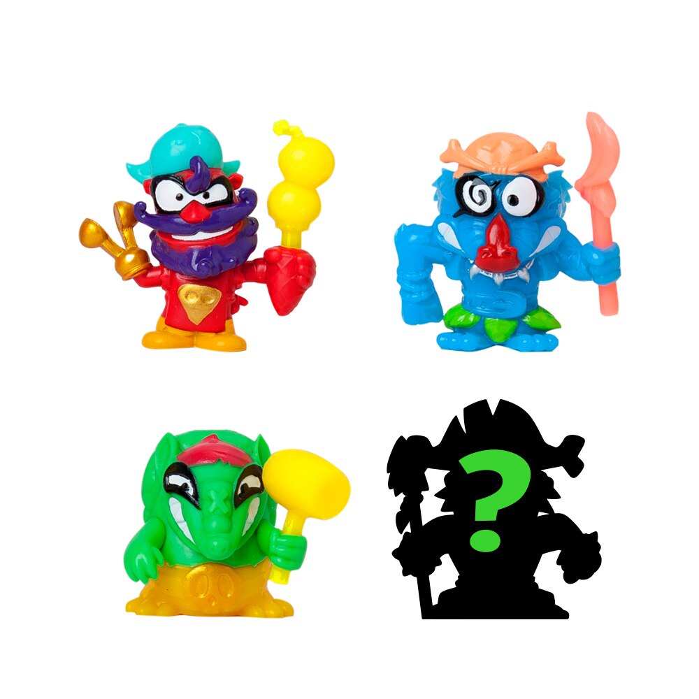 Set figurine Piratix, Magic Box, Jungle Nebună, 4 piese, efect