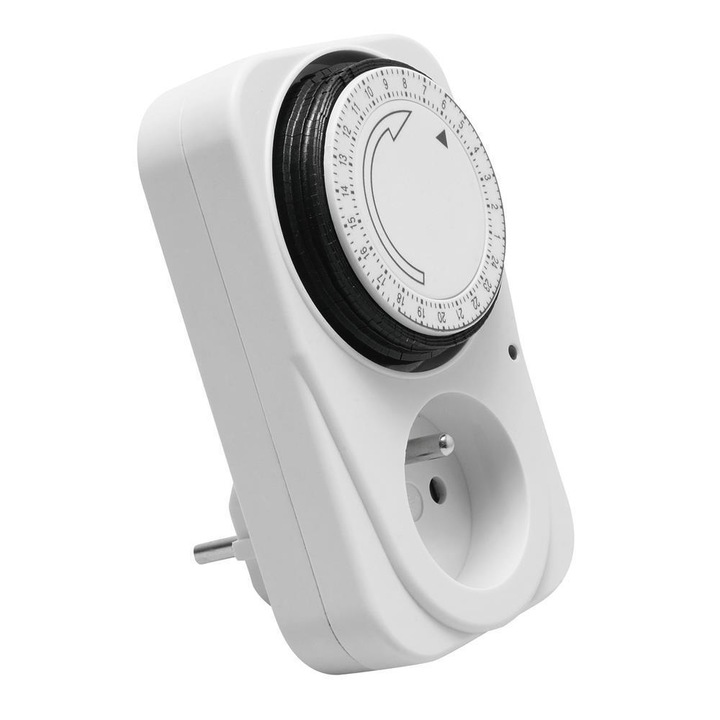 Programator mecanic 24h GTV, 3500W, 220-240V, IP20