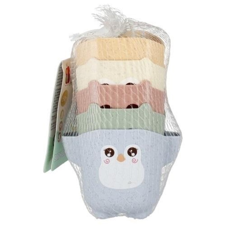 Fürdőjáték, 6 darabos kockakészlet BAM BAM, többszínű, 6x8x6cm - 9x7x7cm