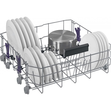 Masina de spalat vase incoporabila Beko DIN28425, 14 seturi, 8 programe, Clasa E, Motor Prosmart Inverter, Aquaintense, Steamgloss, Quick&Shine, Fast+, 60 cm