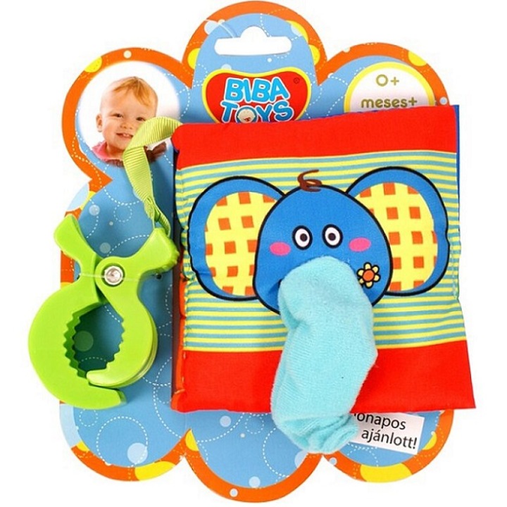 Állatfigurás soft bébikönyv