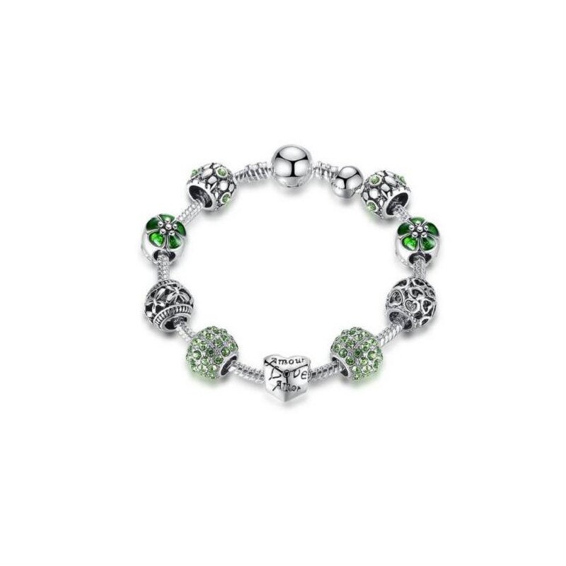 Bratara Charm Green