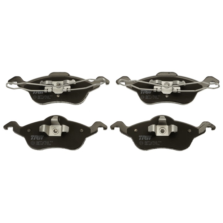 TRW első fékbetétek, 19mm vastagság, 178x58,5mm, készlet