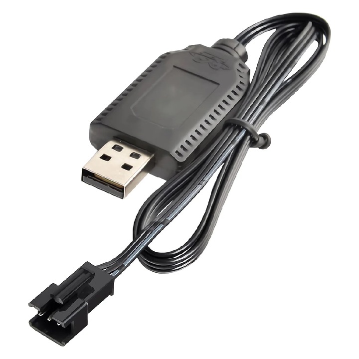 Incarcator USB LiIon cu 3 fire 7.4V/ 1A pentru acumulator HUINA excavator 1592