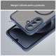 Husa pentru Samsung Galaxy A17 5G Daden® HaloFrost II, MagSafe, Ütésálló, Vezeték nélküli töltés, Prémium minőség, Kék