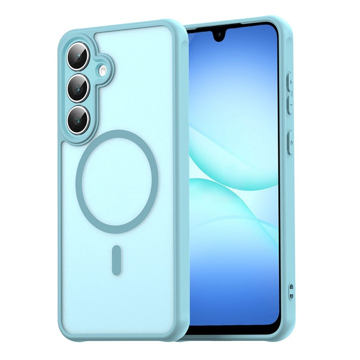 Daden HaloFrost II Tok Samsung Galaxy A17 5G, MagSafe, Ütésálló, Vezeték nélküli töltés, Prémium minőségű, Menta zöld