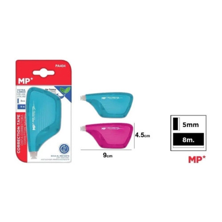 5mmx8m-es szalagkorrektor, MP Main Paper, vegyes színek