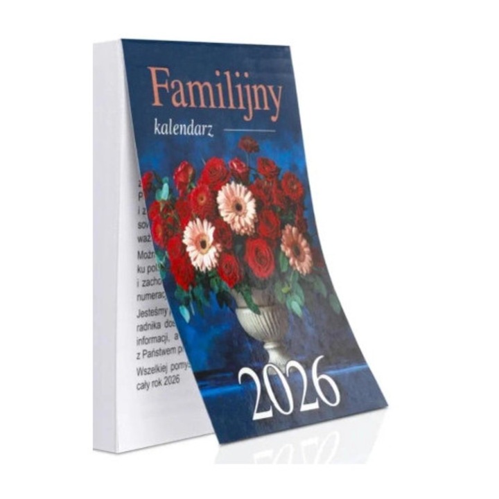 Kalendarz 2026 Zdzierak, 736 pagini, format 98x142x22 mm, oprawa klejona, multicolor