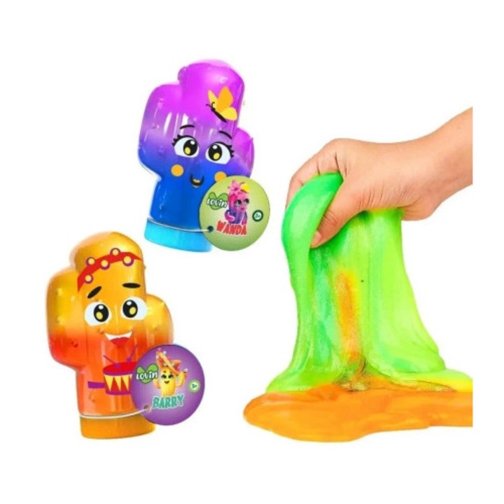 Slime antistres Lovin 90ml, mix de modele, jucarie interactiva pentru copii