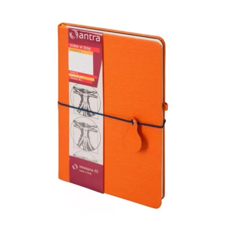 A5-ös füzet, Antra, 192 oldal, narancssárga