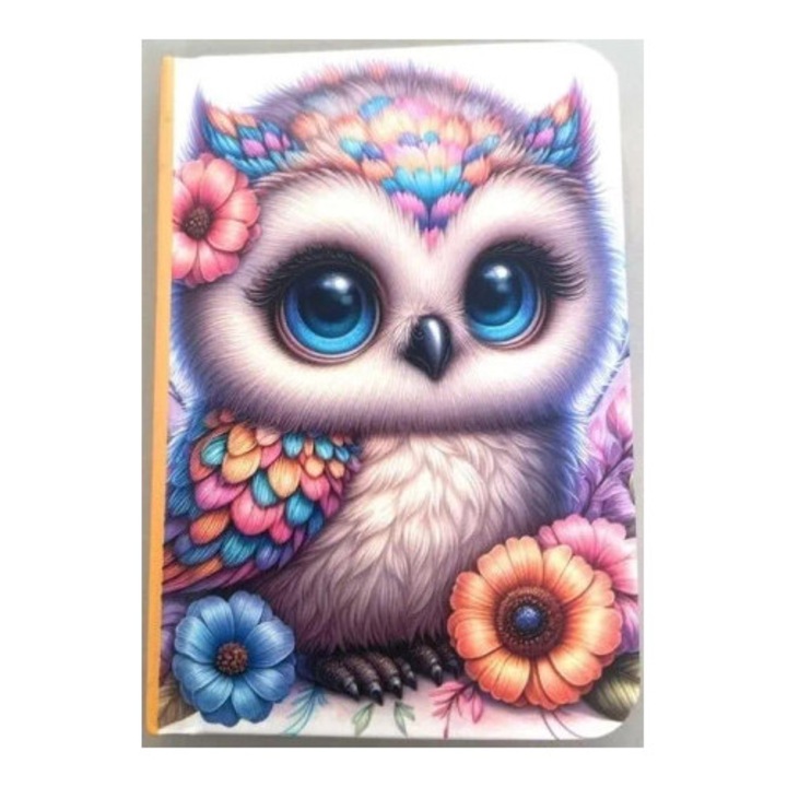 Caiet A7 Fresh, 48 pagini, design bufnita