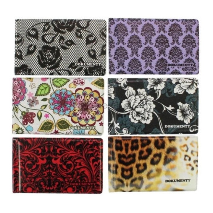 Suport documente Panta Plast, set cu design mixat, multicolor