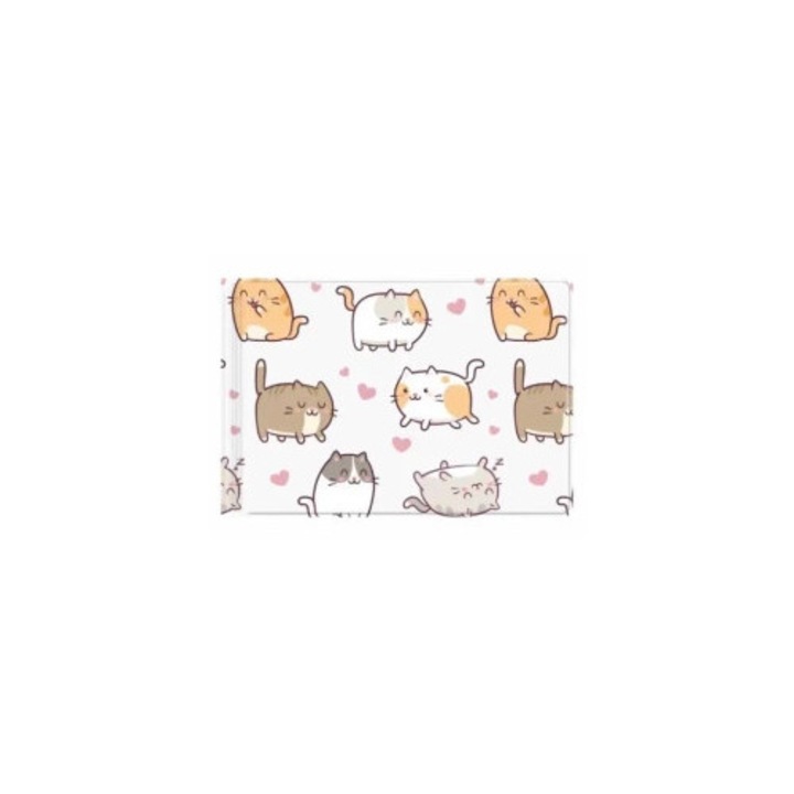 Suport documente Biurfol, pisicute, PVC