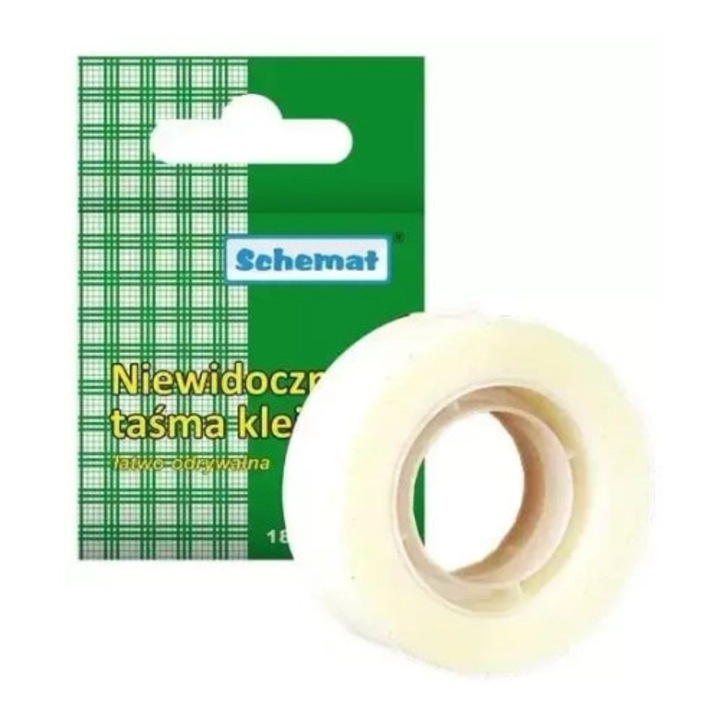 Banda adeziva invizibila, Schemat, 18mmx32m