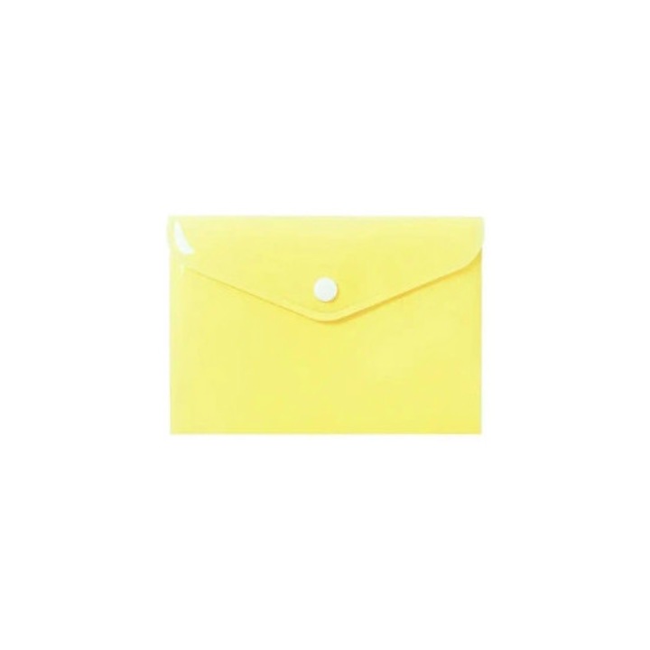 Dosar A6 Biurfol, galben pastel, din folie PP
