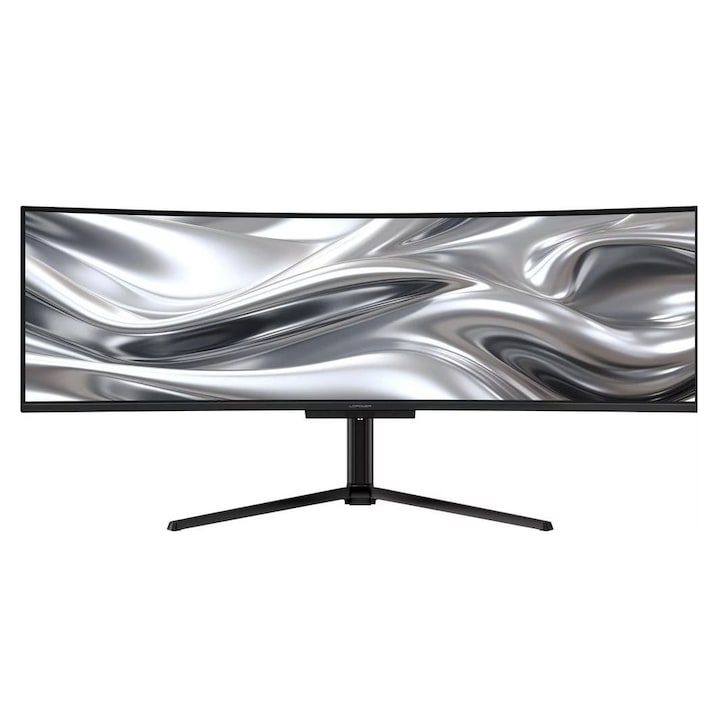 QD-OLED Gaming Monitor LC-Power 49" LC-M49QCO, DQHD 5120 x 1440, HDMI, DisplayPort, Ívelt képernyő, 144 Hz, 0.03 ms Fekete