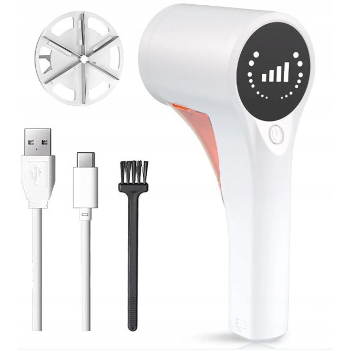 Прахосмукачка Готел, безжична за дрехи и тапицерия, 3 скорости, 600mAh батерия, бяла