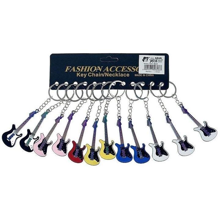 Gitár Kulcstartók, ADAR, 12 darabos készlet