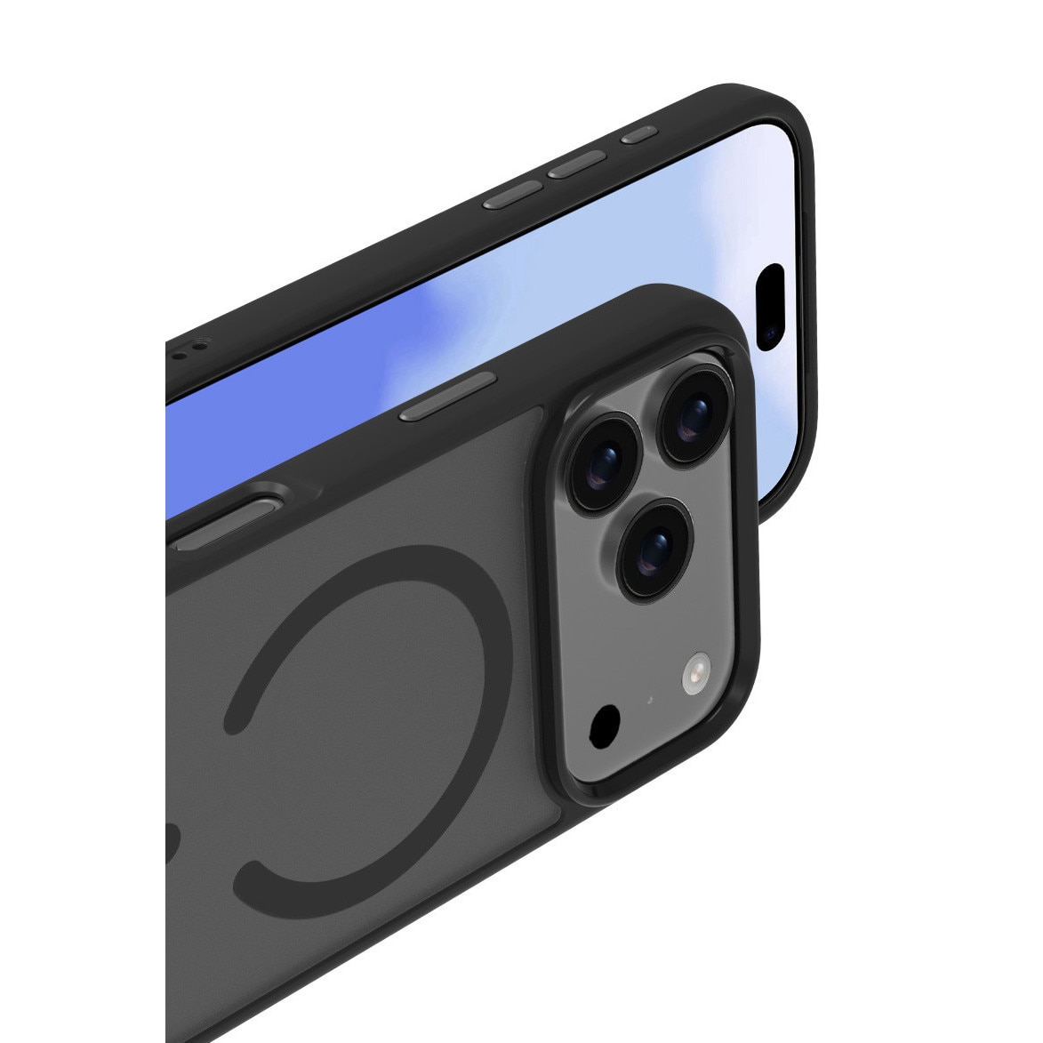 Husa de Protectie, Compatibila Apple iPhone 17 Pro, Doctor Shield Fantom, MagSafe - Negru