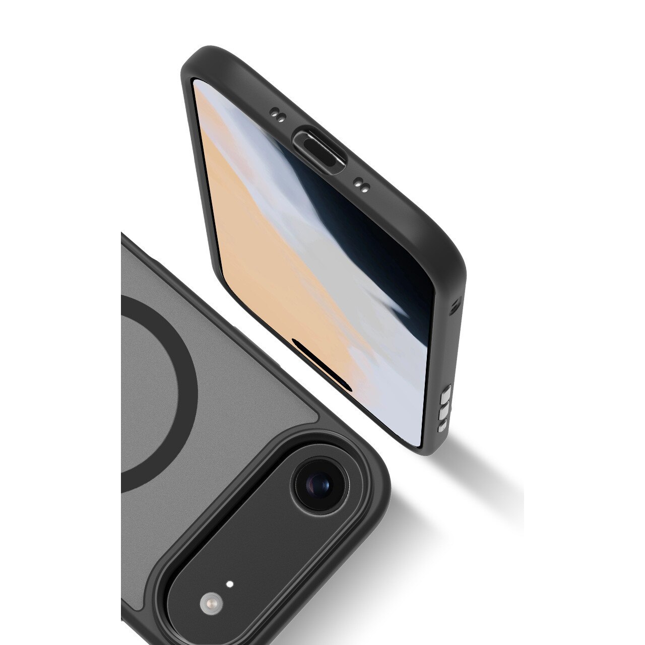 Husa de Protectie, Compatibila Apple iPhone Air, Doctor Shield Fantom, MagSafe - Negru