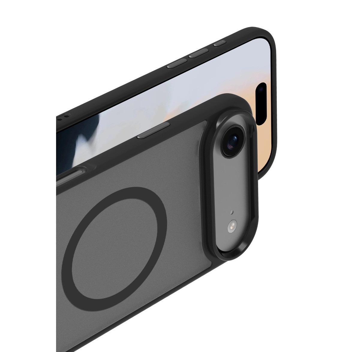 Husa de Protectie, Compatibila Apple iPhone Air, Doctor Shield Fantom, MagSafe - Negru